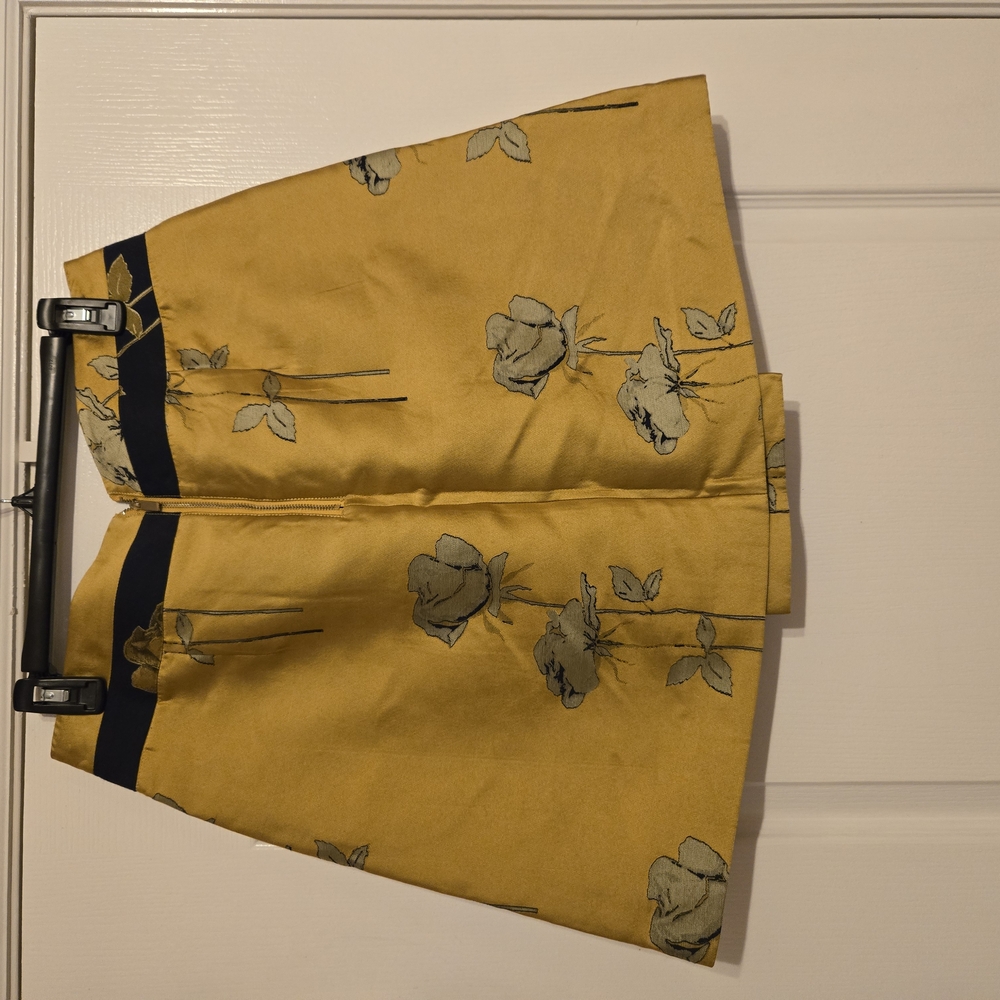 Floral Yellow Skirt